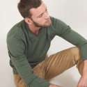 Pull col V en coton cachemire - Brent