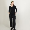 Bamboo Cashmere V-neck sweater - Barbara