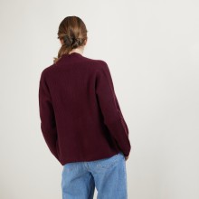 Short cashmere cardigan with pockets - Basma