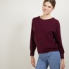 Pull col rond emmanchures marteau en cachemire - Bree 