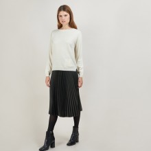 Pull col bateau en cachemire - Bal 7002 arome - 82 Ecru