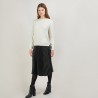 Pull col bateau en cachemire - Bal 7002 arome - 82 Ecru