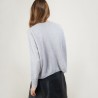 Short cashmere V-neck sweater - Balba