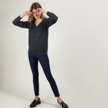 V-neck cashmere sweater BERTILLE