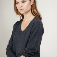 V-neck cashmere sweater BERTILLE