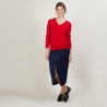 V-neck cashmere sweater BERTILLE