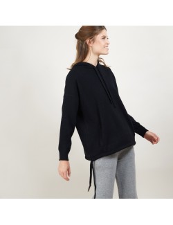Recycled cashmere and wool hoodie Gala