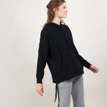 Recycled cashmere and wool hoodie Gala