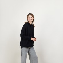 Recycled cashmere and wool hoodie Gala
