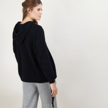 Recycled cashmere and wool hoodie Gala