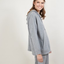 Recycled cashmere and wool hoodie Gala