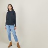 Buttoned shoulder wool sweater - Gipsy