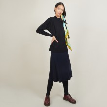 Buttoned shoulder wool sweater - Gipsy