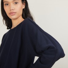 Pull col bateau en coton cachemire - Felice