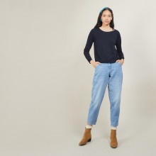 Pull col rond 100% Laine - Betina