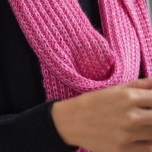 Viscose and baby alpaca scarf - Genu
