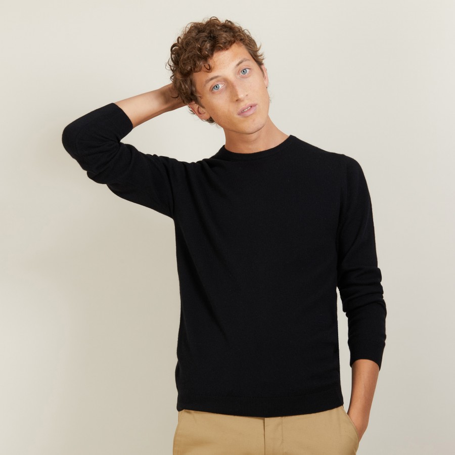 Round-neck cashmere sweater-BENOIT Round-neck cashmere sweater-BENOIT