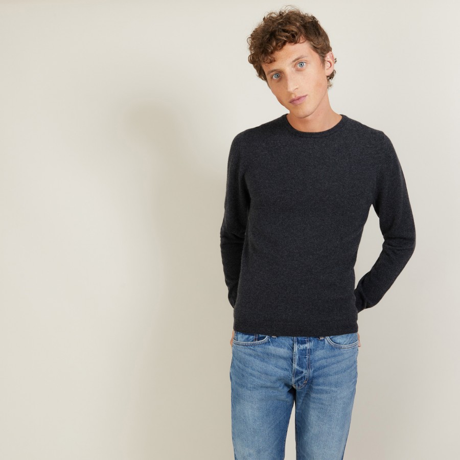 Round-neck cashmere sweater-BENOIT Round-neck cashmere sweater-BENOIT