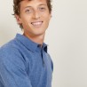 Polo manches longues en 100% cachemire - BILLY