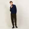 Cashmere sweater with zip neck - BLAISE