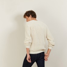 Wool silk raglan sleeves sweater - Bolide
