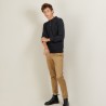 Pull col polo en cachemire - Billy 7011 ombre - 10 Gris foncé 