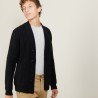 Cardigan boutonné en cachemire 4 fils - 7010 noir - 01 Noir