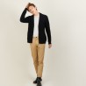 Cardigan boutonné en cachemire 4 fils - 7010 noir - 01 Noir