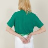Chemise ample en côtes plates - Molly 7250 veronese - 22 Vert moyen