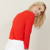 Slub linen cardigan with pockets - Bao