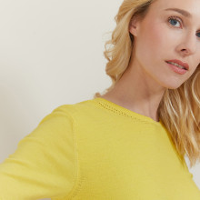 Blouse en laine et soie Arthus