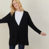 Long cardigan with pockets - Anne-Sophie