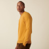 Pull col V en cachemire - Evann 7460 tournesol - 89 Moutarde