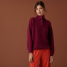 Oversized buttoned mohair sweater - Clea