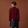Ribbed knit high neck cashmere sweater - Carene