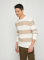 Organic cotton big stripes sweater - Rivage
