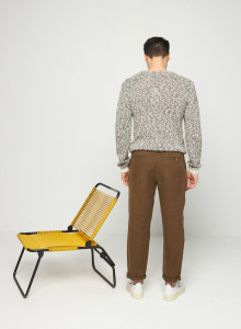 Pantalon Casual en lin - Rolland 7650 kaki - 83 Kaki