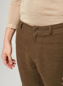 Casual shorts 100% linen-Rodez