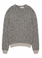 Round-neck linen and cotton sweater - Rainbow