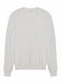 Cable knit sweater 100% organic cotton - Ridwane