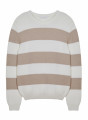 Organic cotton big stripes sweater - Rivage