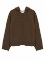 Hoodie à capuche en Fil Lumière - Sylla 7650 kaki - 83 Kaki