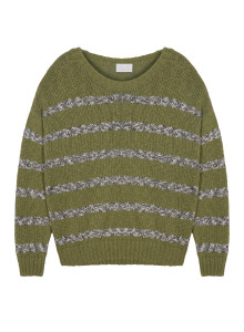 Pull rayé coton et lin -Thildie