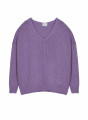 Pull ample coton et lin - Thalie  7644 lagon - 04 Bleu clair