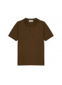 Polo en coton bio avec logo - Richie 7611 volute - 09 Gris moyen
