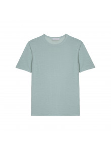 Slub linen round neck T-shirt - Renaud