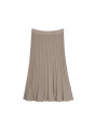 Jupe longue en coton bio - Sixtine 7620 raphia - 12 Beige clair