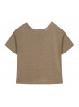 Linen Button Back T-Shirt - Tilla