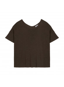 T-shirt en lin flammé-Tally