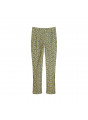 Patterned trousers in viscose warp and weft - Septime